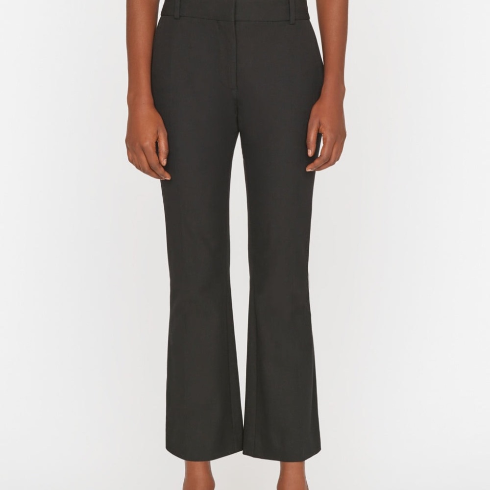 Frame Le Le Crop Mini Boot Trouser Black size 6 NWOT